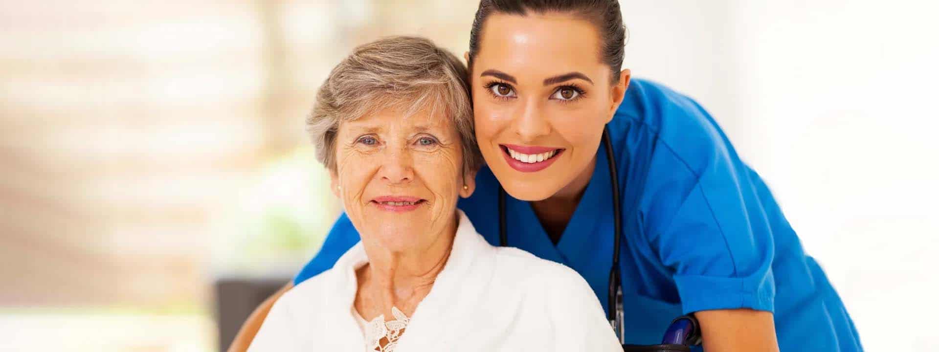 Florida Certified Nursing Assistant Is a companion to an elderly woman