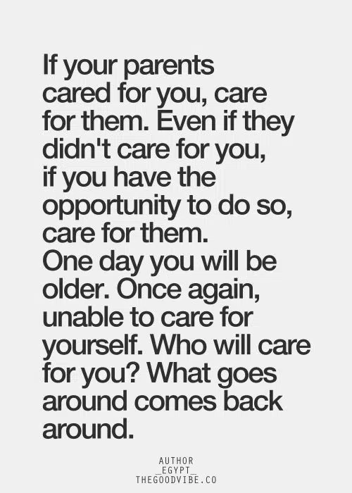 who will care for you