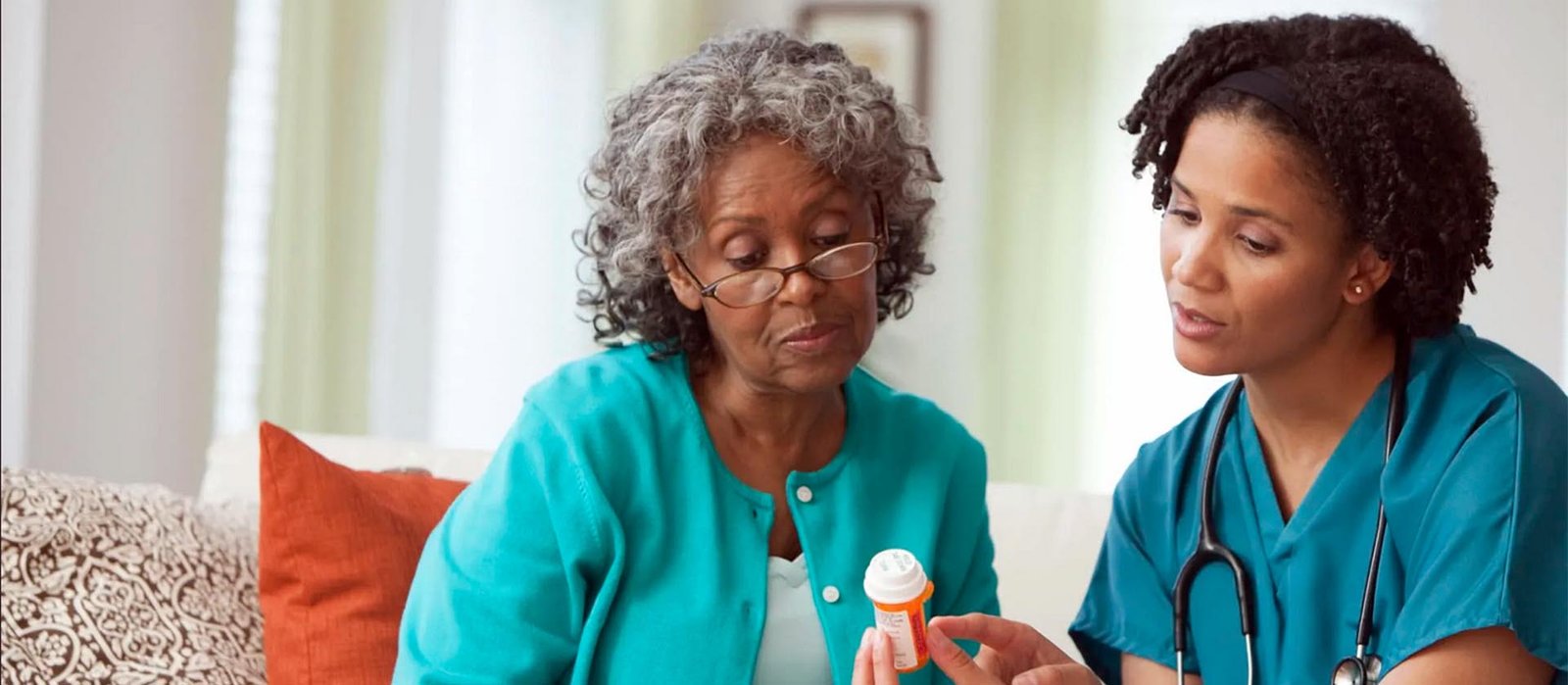 Nurse helps monitor the proper prescription medications